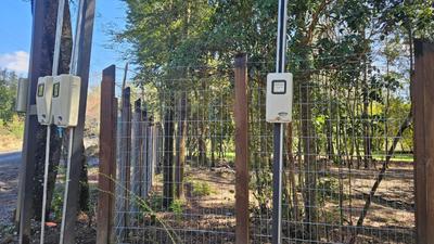 Medidor de electricidad instalado en el Lote 16